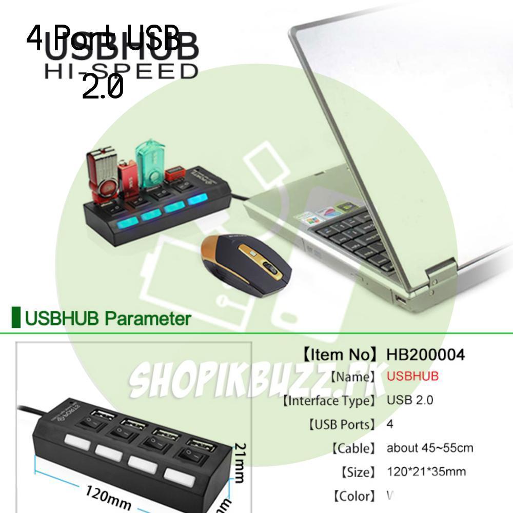 4 port usb hub hi-5