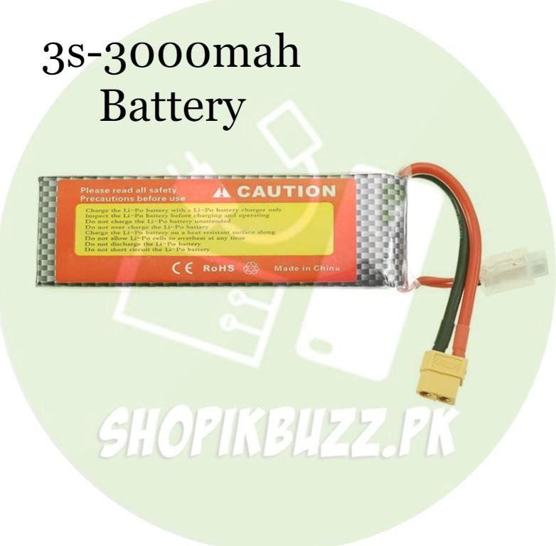3S Lipo Battery 11.1V 3000mah 30C XT60 Plug (4)