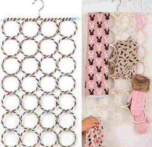 28-rings scarves holder