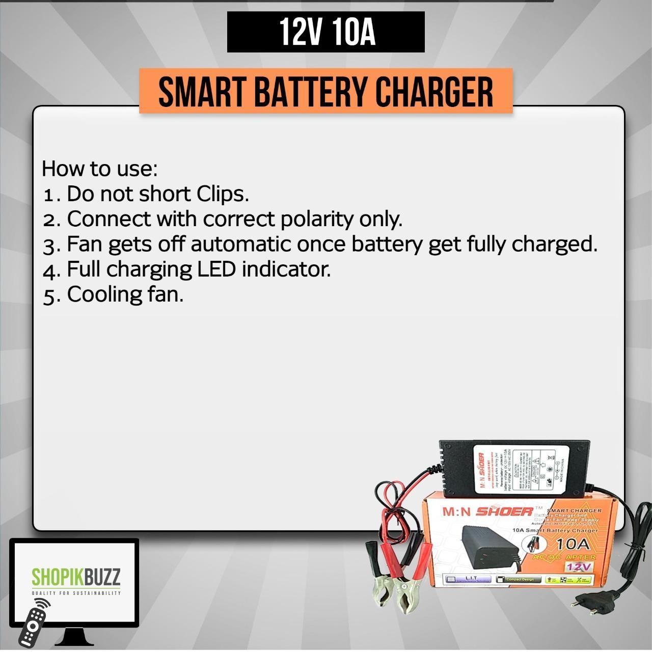 12v 10A Battery Charger Simple (1) 10A Charger