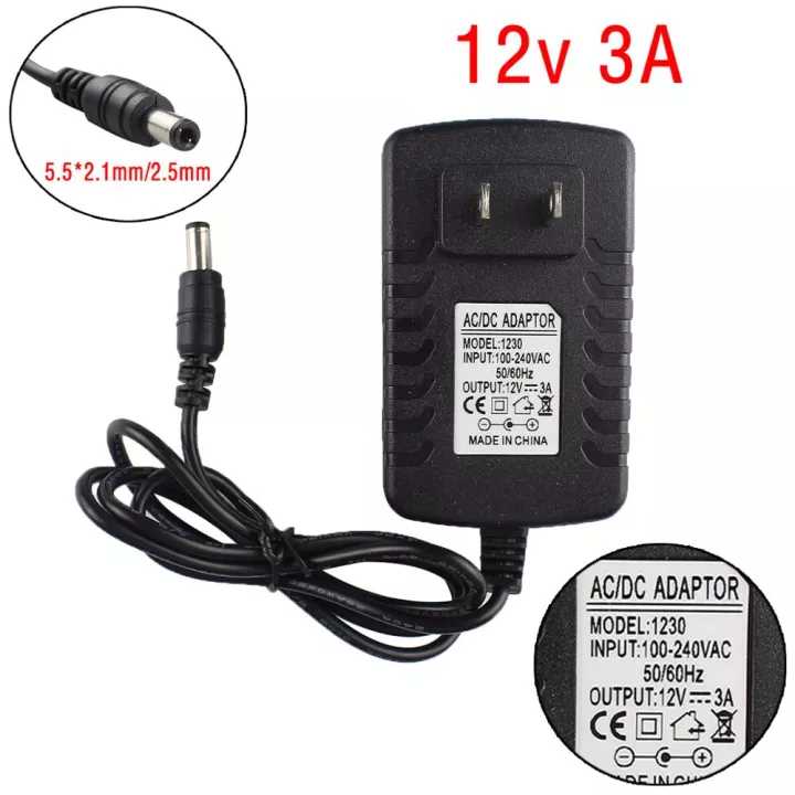 12v 3A power supply adapter
